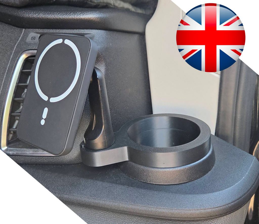 Ford Transit MK8 (2019-onwards) Cup Holder Phone Mount