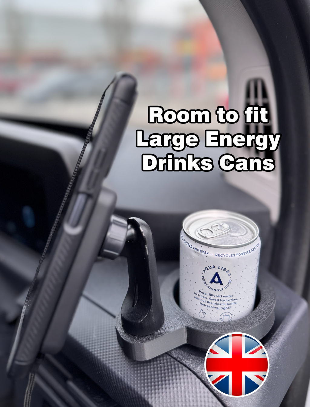 Wireless Magsafe Phone Charger Mount for Ford Transit Custom 2013+ onwards