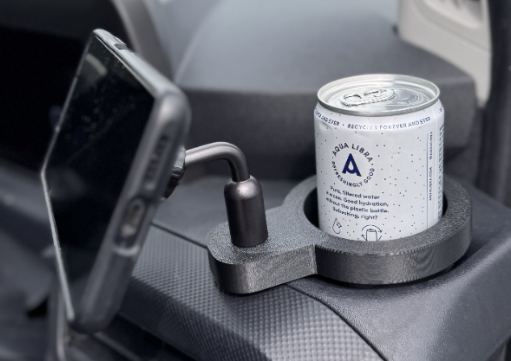 Aluminium Magnetic Phone Holder Mount for Ford Transit Custom (2013 - Present)