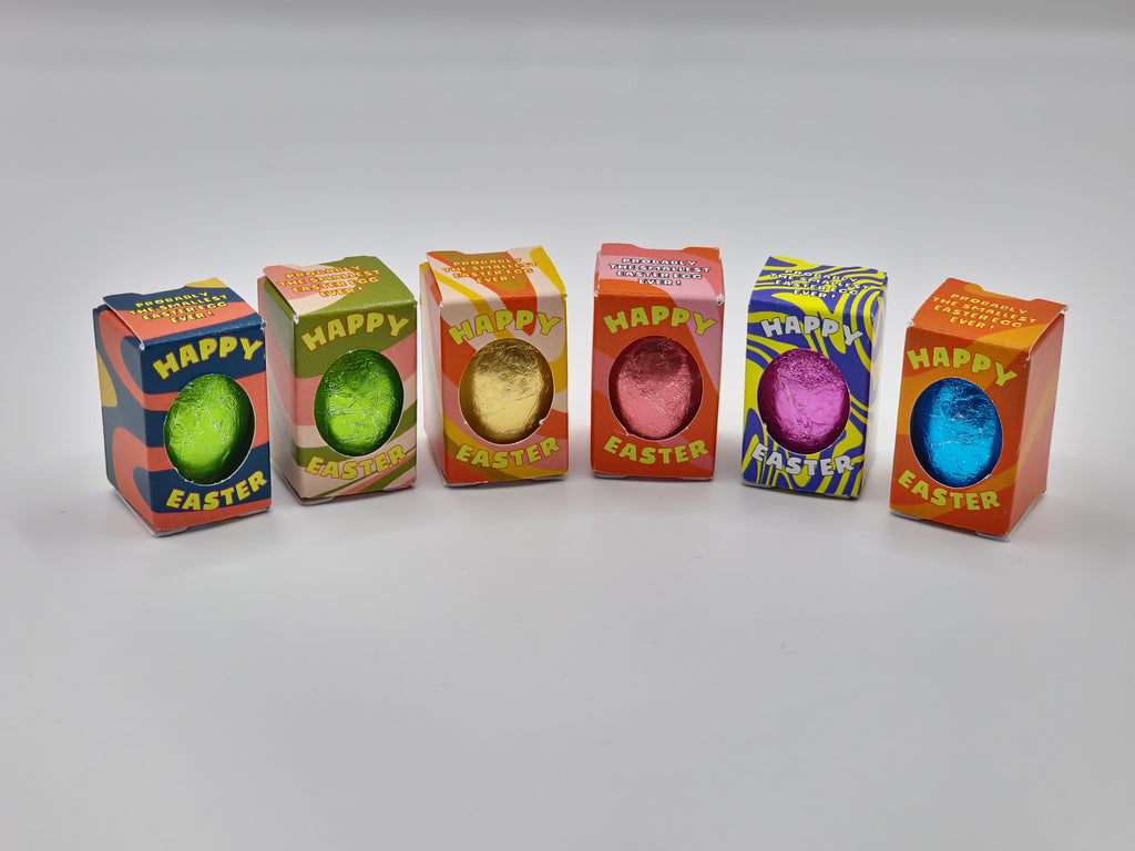 The Smallest Easter Eggs Ever Probably - Solid Chocolate Easter Eggs in a box, Ideal Gift for Easter Egg Hunt - Mini Easter Eggs