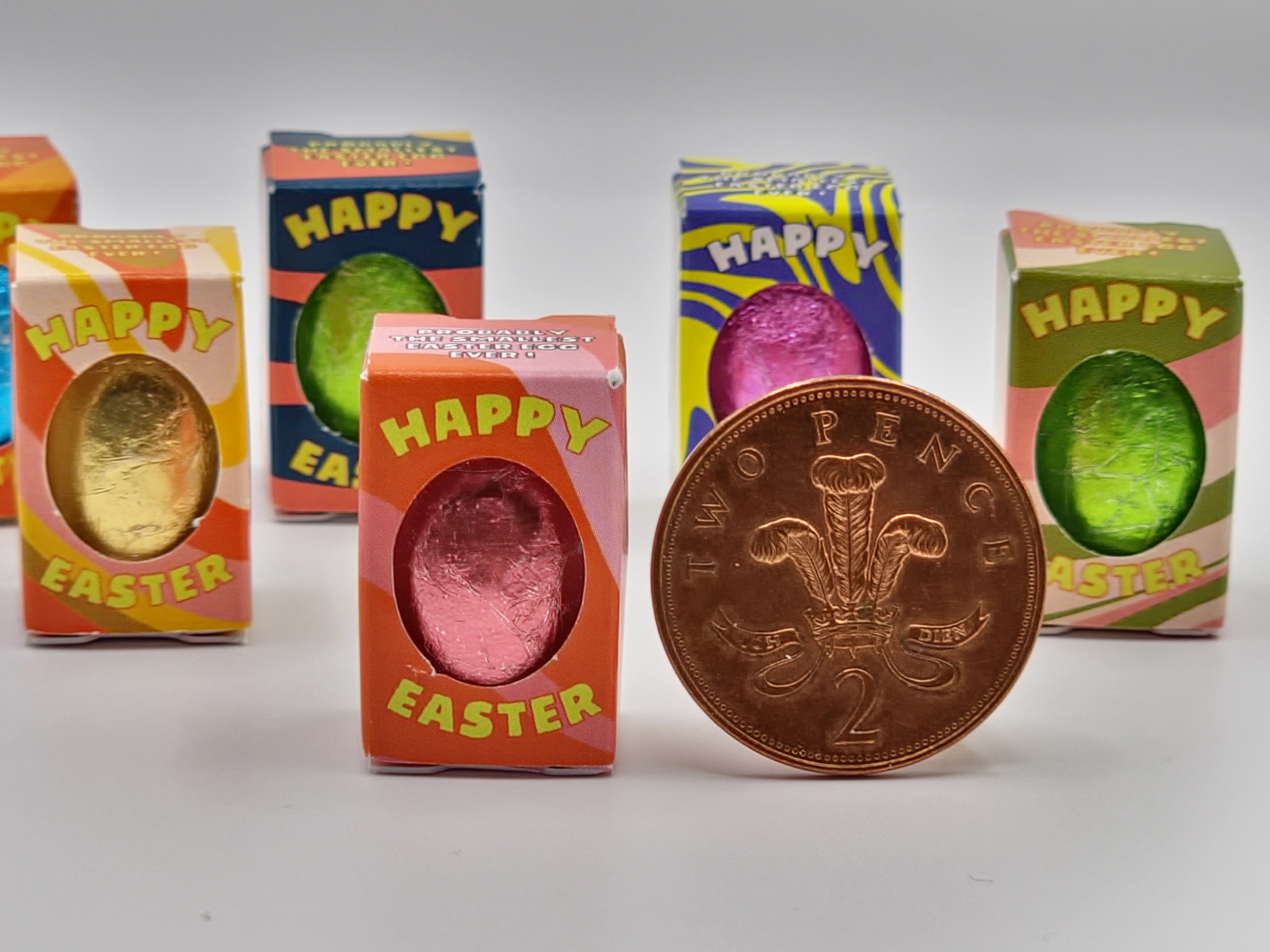 The Smallest Easter Eggs Ever Probably - Solid Chocolate Easter Eggs in a box, Ideal Gift for Easter Egg Hunt - Mini Easter Eggs