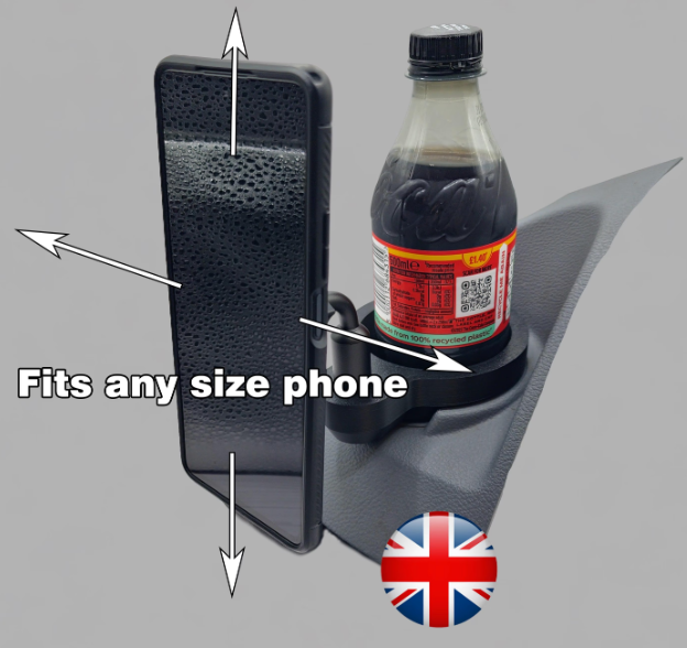 Aluminium Magnetic Phone Holder Mount for Ford Transit MK8