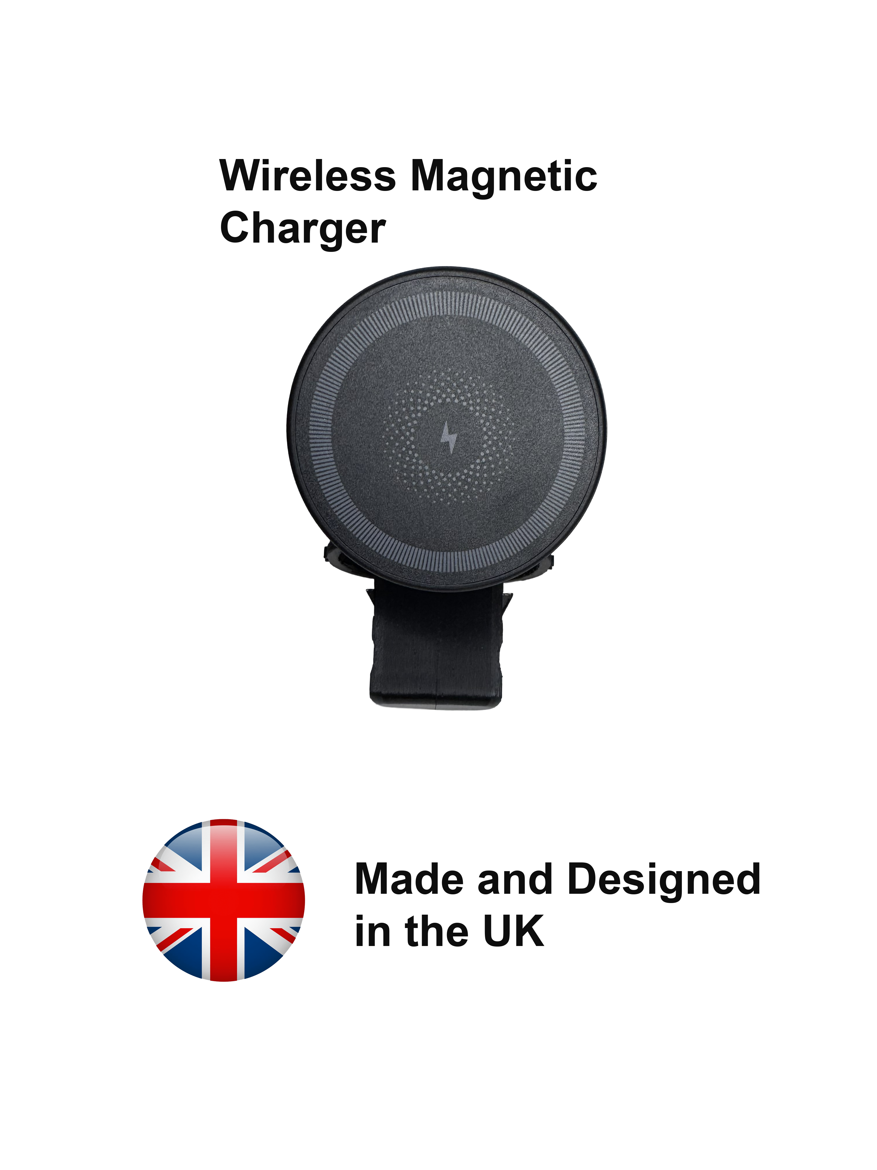 Fiat / Abarth 500 - Wireless Phone Holder Charger 68R Mount - Aluminium Head