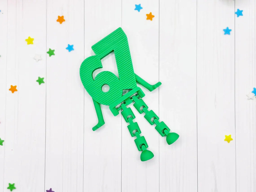 67 Meme Figure Sitting Numbers Decor | 6-7 Trending Number Sign |