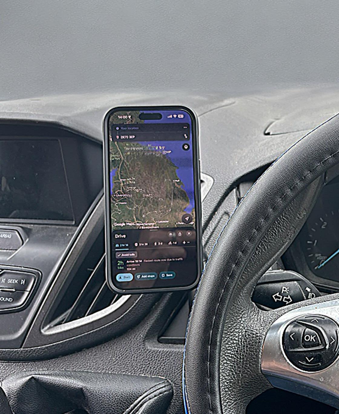 Ford Transit MK8 Magnetic Dashboard Phone Mount