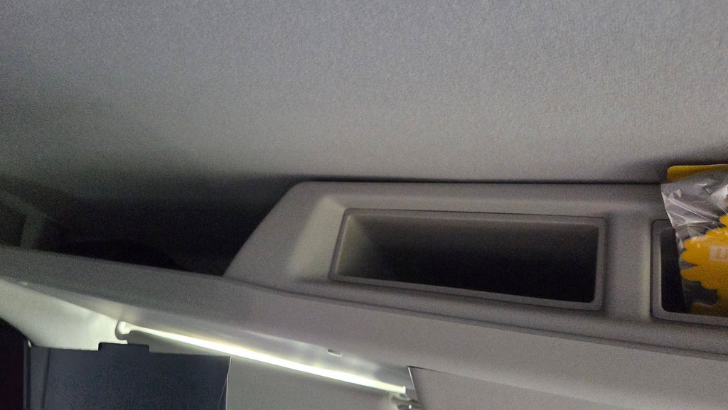 Roof Cubby Hole Tray Storage compatible with Ford Transit MK8 and Transit Custom