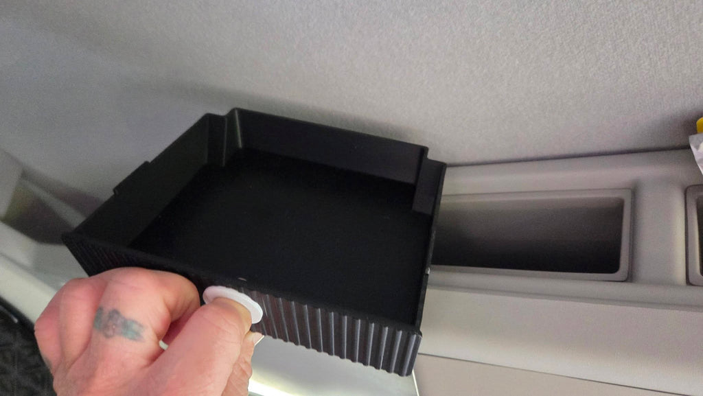 Roof Cubby Hole Tray Storage compatible with Ford Transit MK8 and Transit Custom